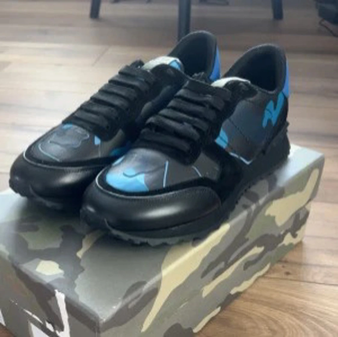 Valentino Rockrunner sneakers svart/blå