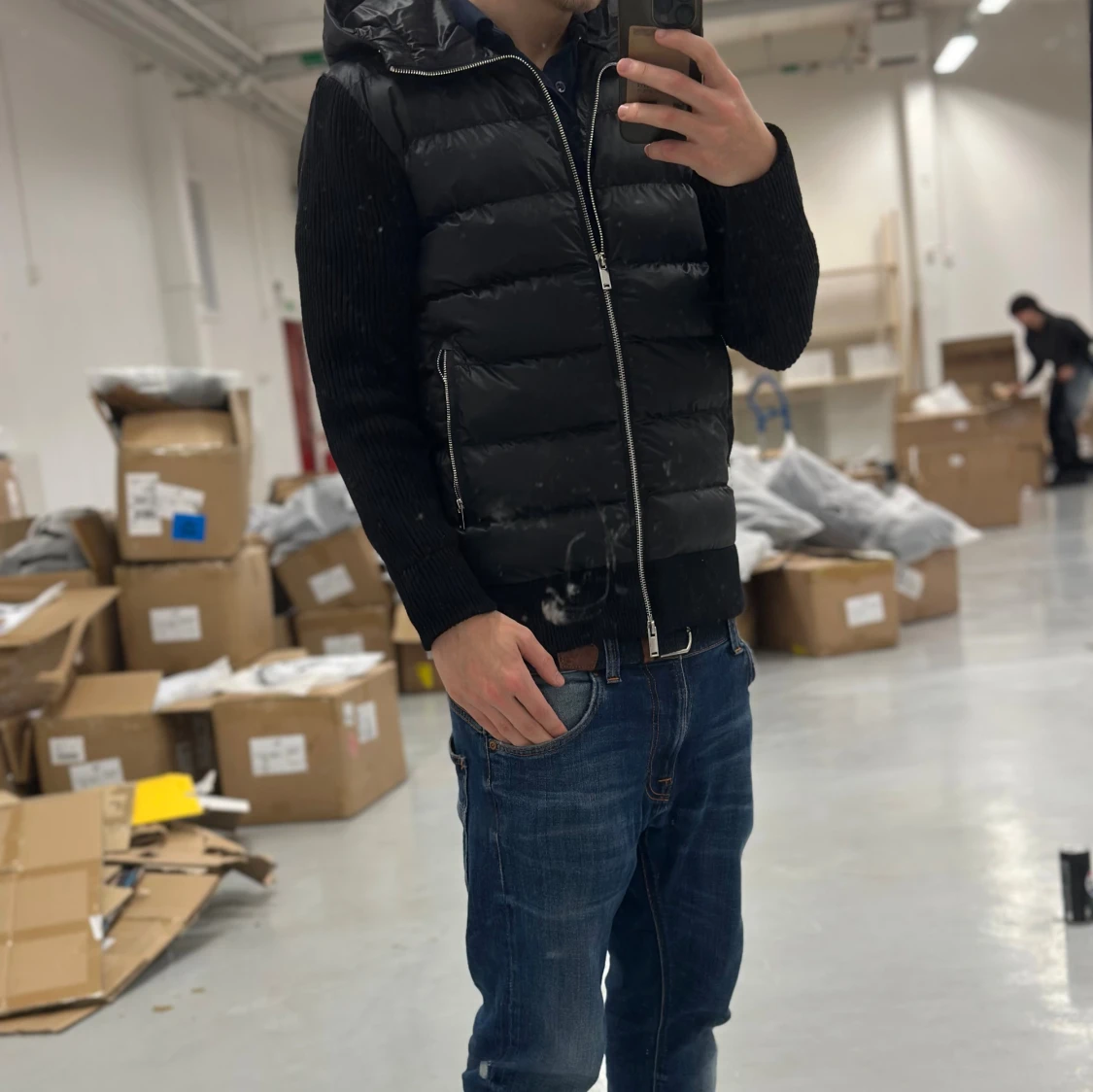 Svart cardigan från Leon Marcel - 3