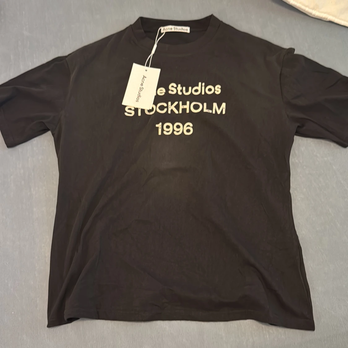 Svart Acne Studios t-shirt med tryck