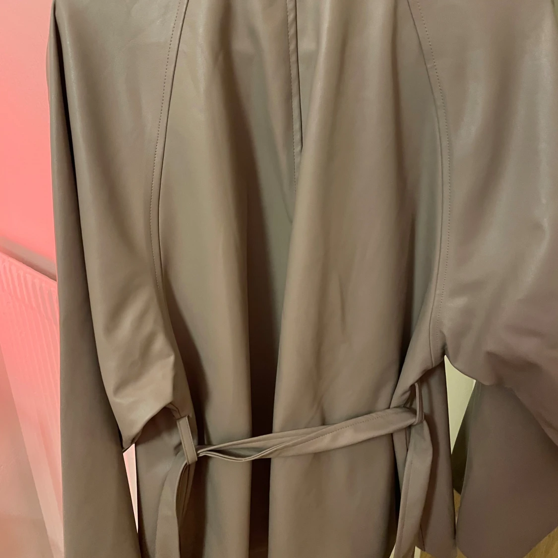 Läder trenchcoat  - 2