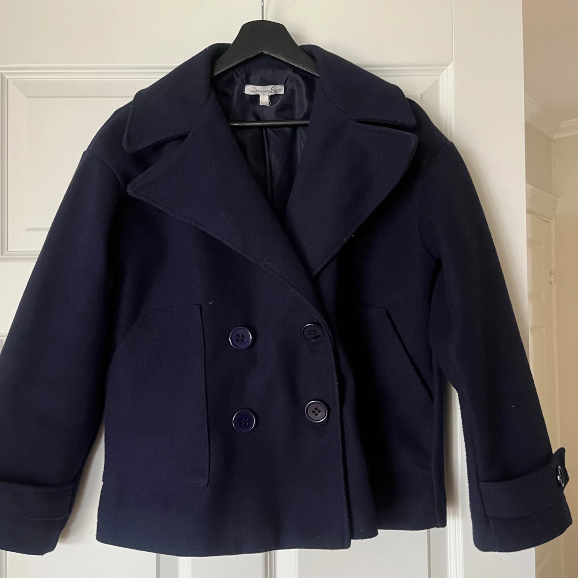 Mörkblå kappa från  Design by Si XS/S - 4