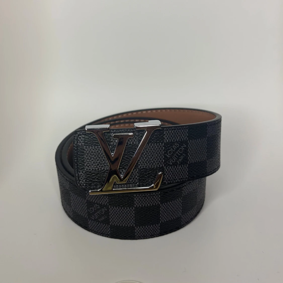 L bälte grå rutig - 1