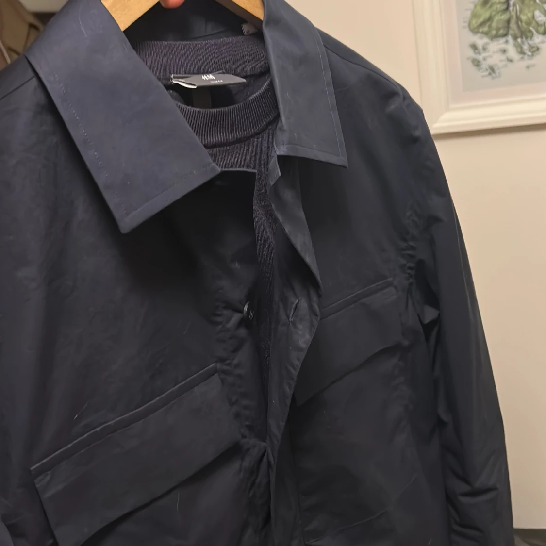 Svart overshirt från Massimo Dutti - 4