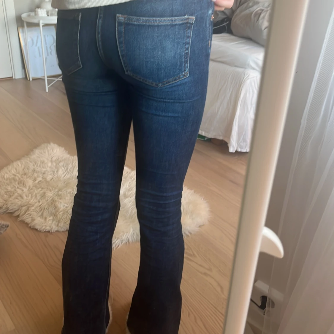 Levi's mörkblå bootcut jeans - 2