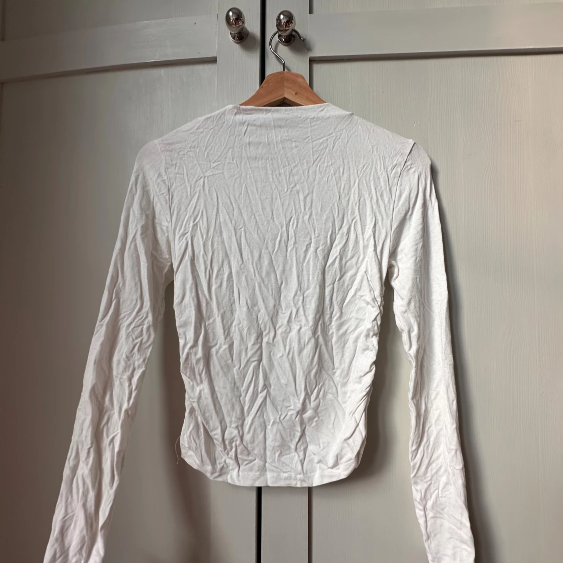 Vit långärmad topp från Stradivarius - 1