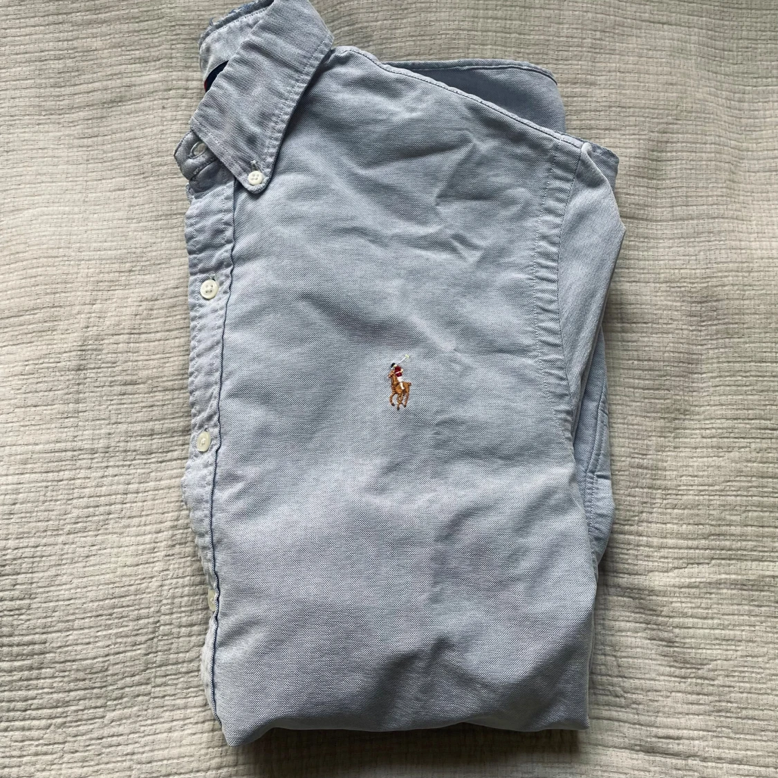 Ljusblå Ralph Lauren skjorta  - 2