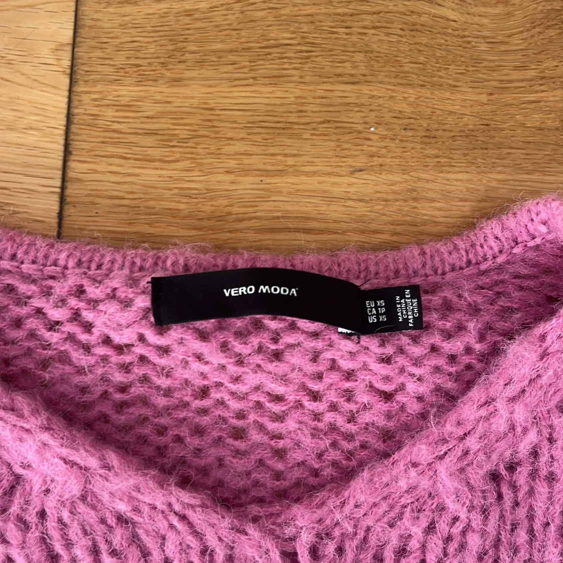 Rosa stickad tröja från Vero Moda - 2