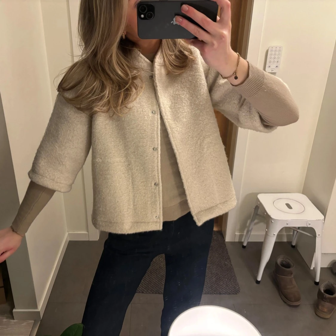 Trekvartsärmad jacka - 1