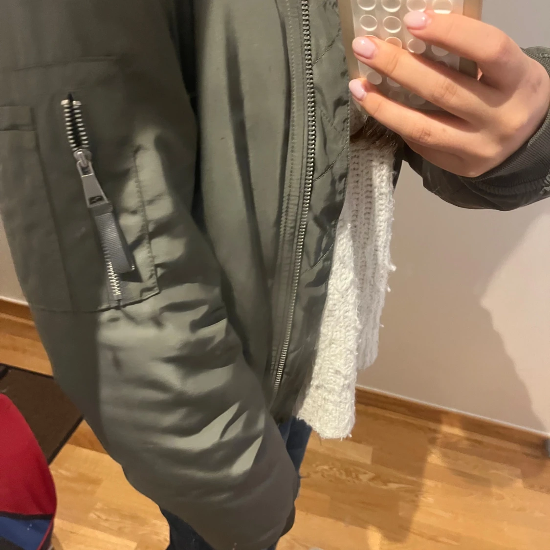 Grön Bomberjacka  - 1