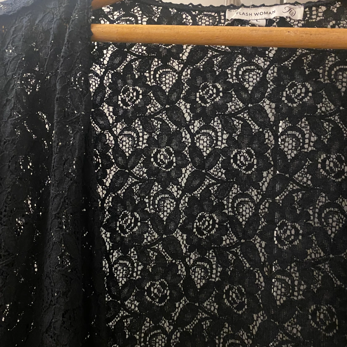 Svart spetskofta  - 1