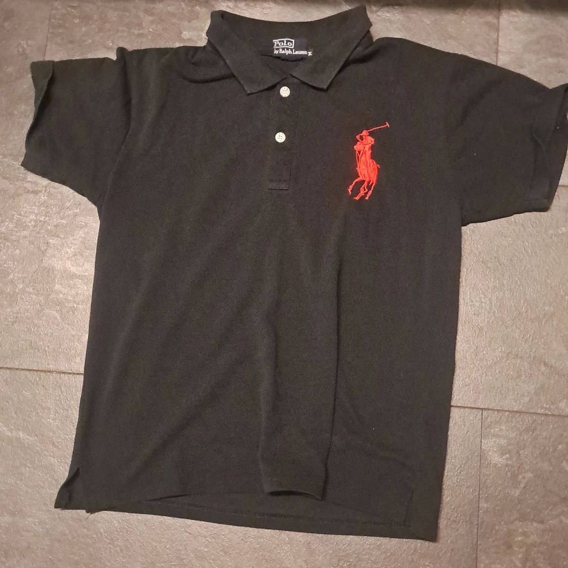 Svart piké från Polo Ralph Lauren