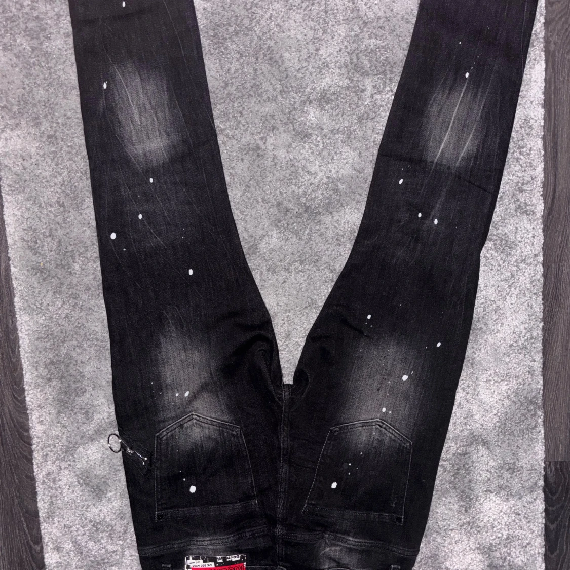 Svarta Dsquared2 ICON jeans, stl 48 - 2