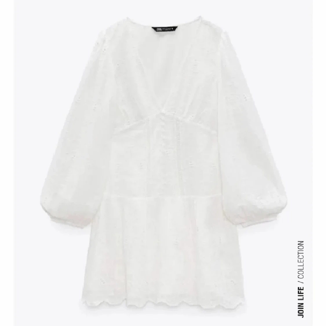 Vit kort klänning från Zara - 3