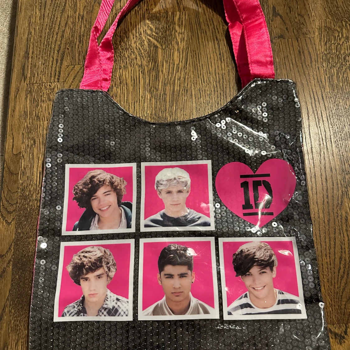 One Direction shoppingväska med paljetter