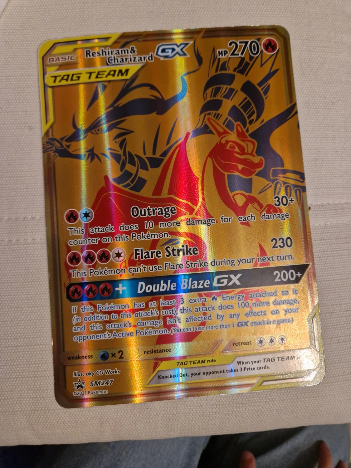 Reshiram & Charizard GX Tag Team