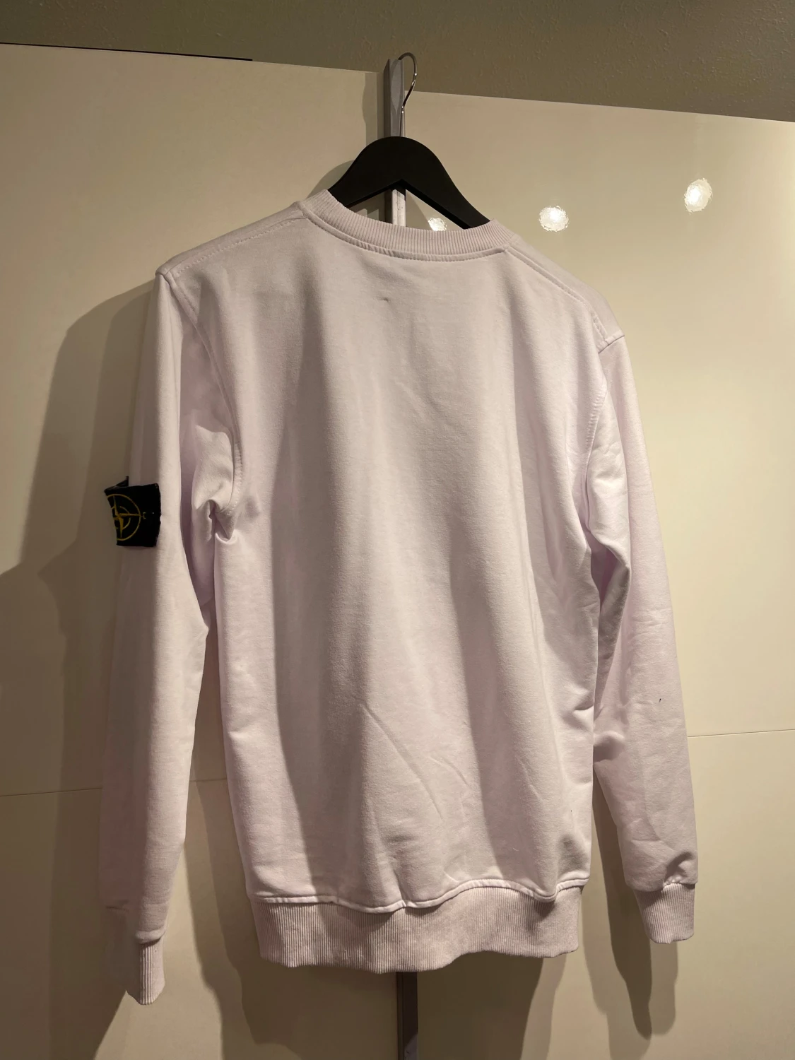 Vit sweatshirt från Stone Island - 1