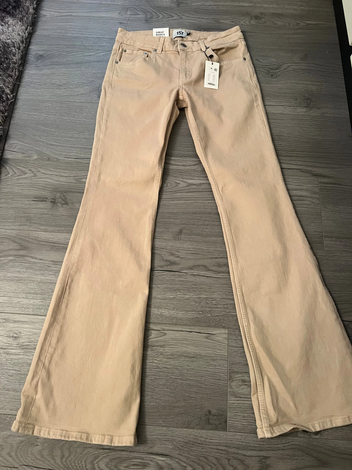 Beige Low Boot jeans 