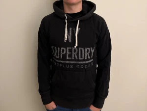 Superdry Hoodie - - Condition: 8/10 - Color: Black - Size: M