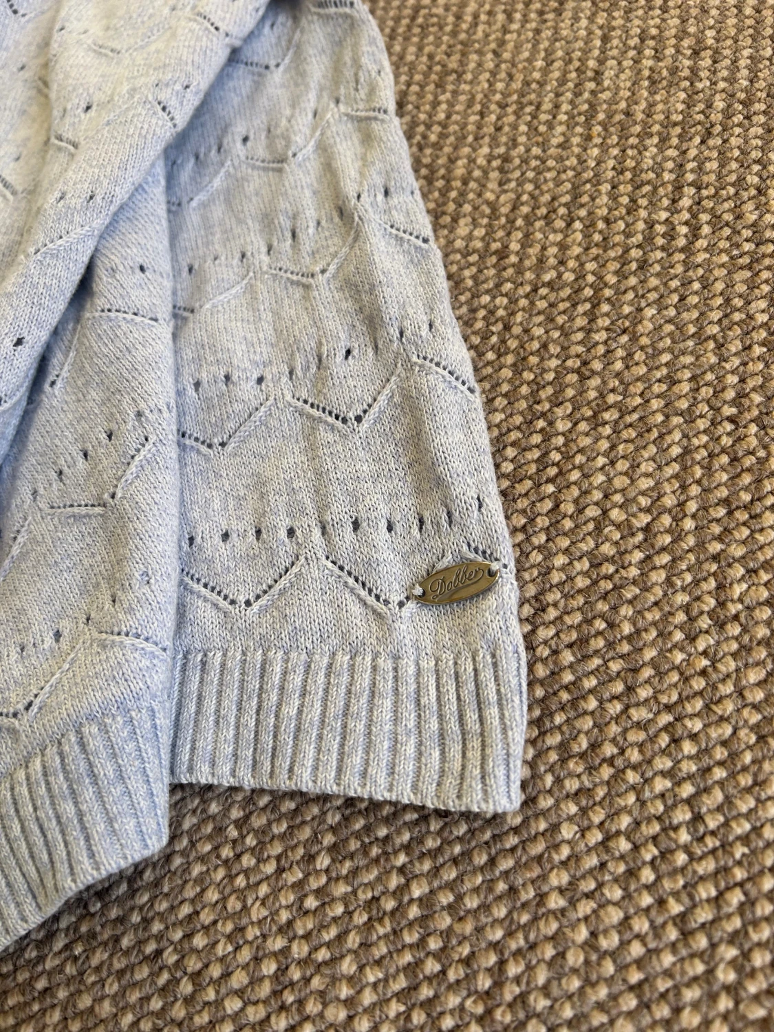 Ljusgrå stickad tröja från Dobber - 3