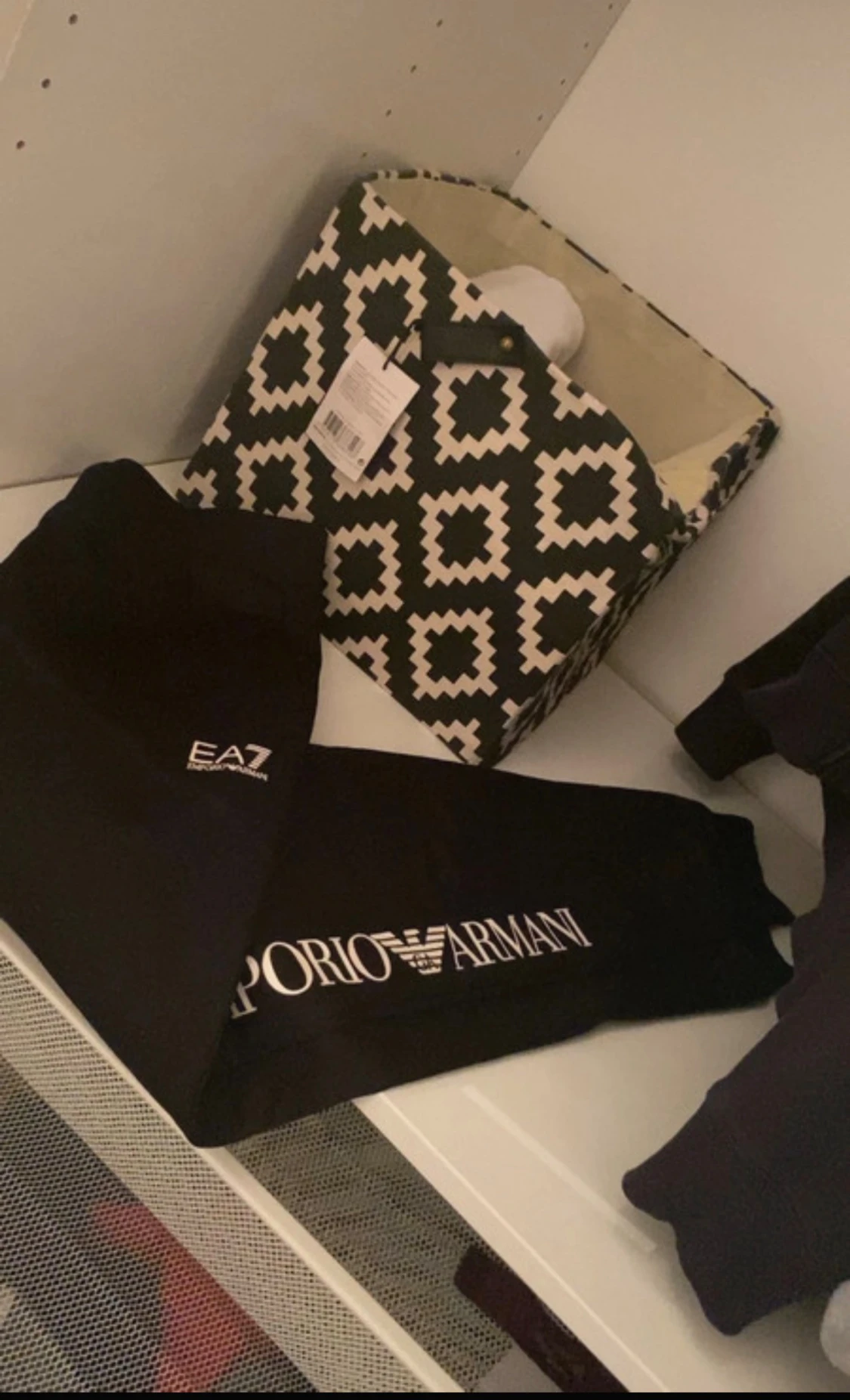 Svarta EA7 Emporio Armani sett  - 1