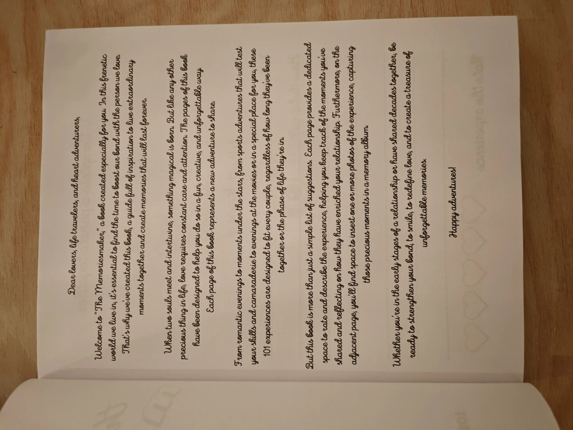 The Memoriesmaker - Couples Edition - 2