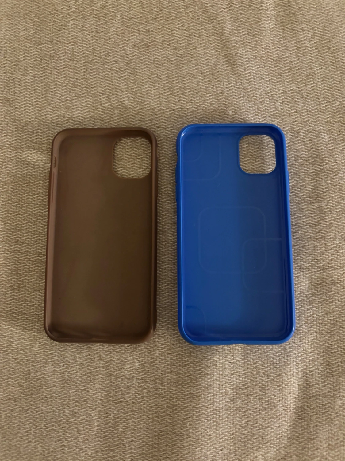 iPhone 11 Skal - Brun & Blå - 1