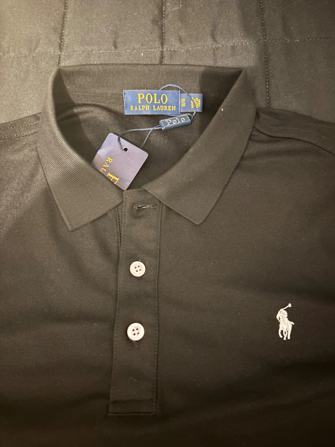 Svart pikétröja från Polo Ralph Lauren - 1