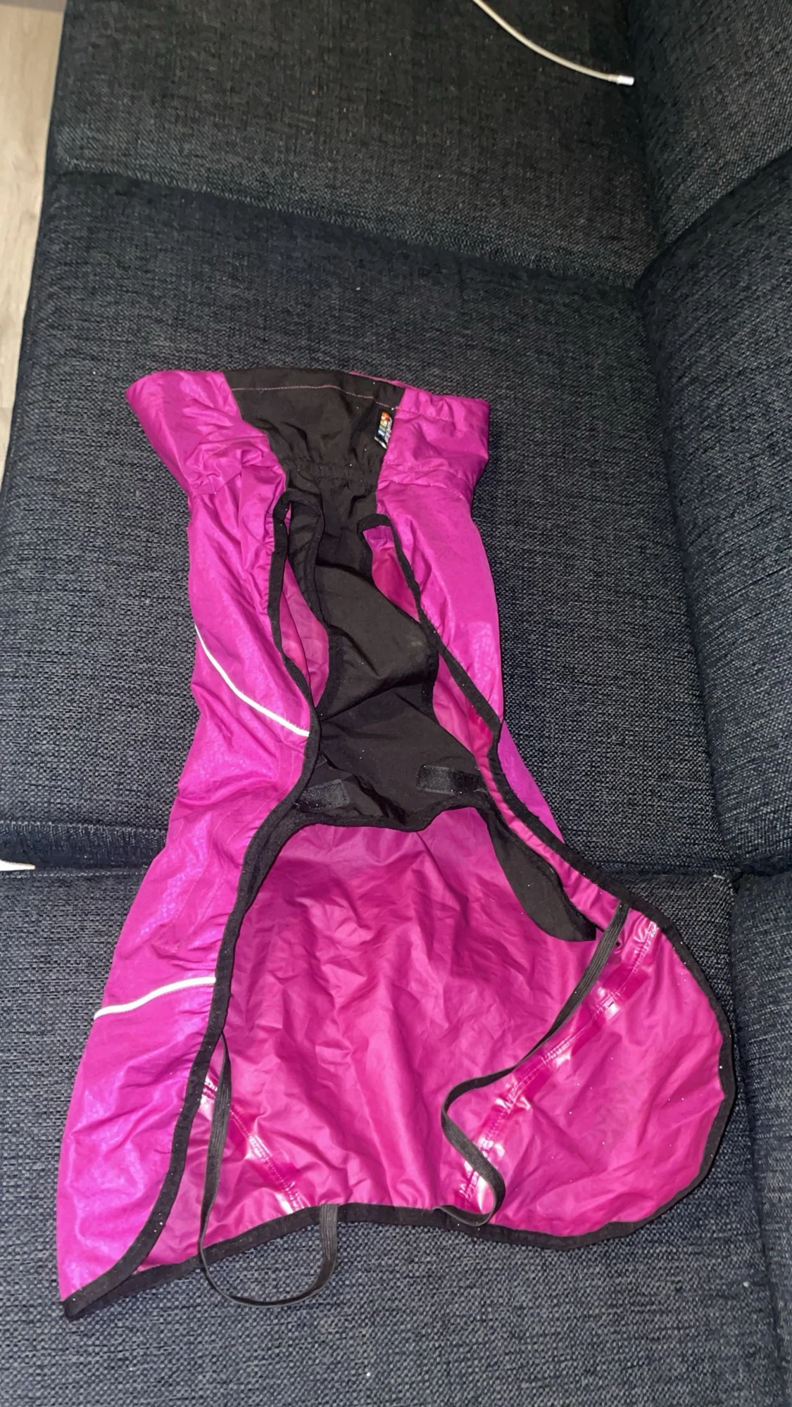 Lila regnjacka från Rukka, storlek 50 - 1