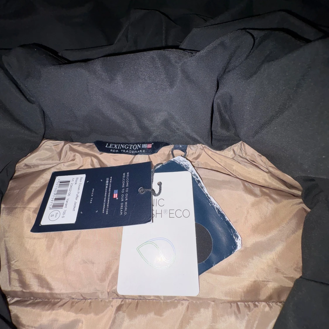 Svart dunjacka från Lexington  - 1