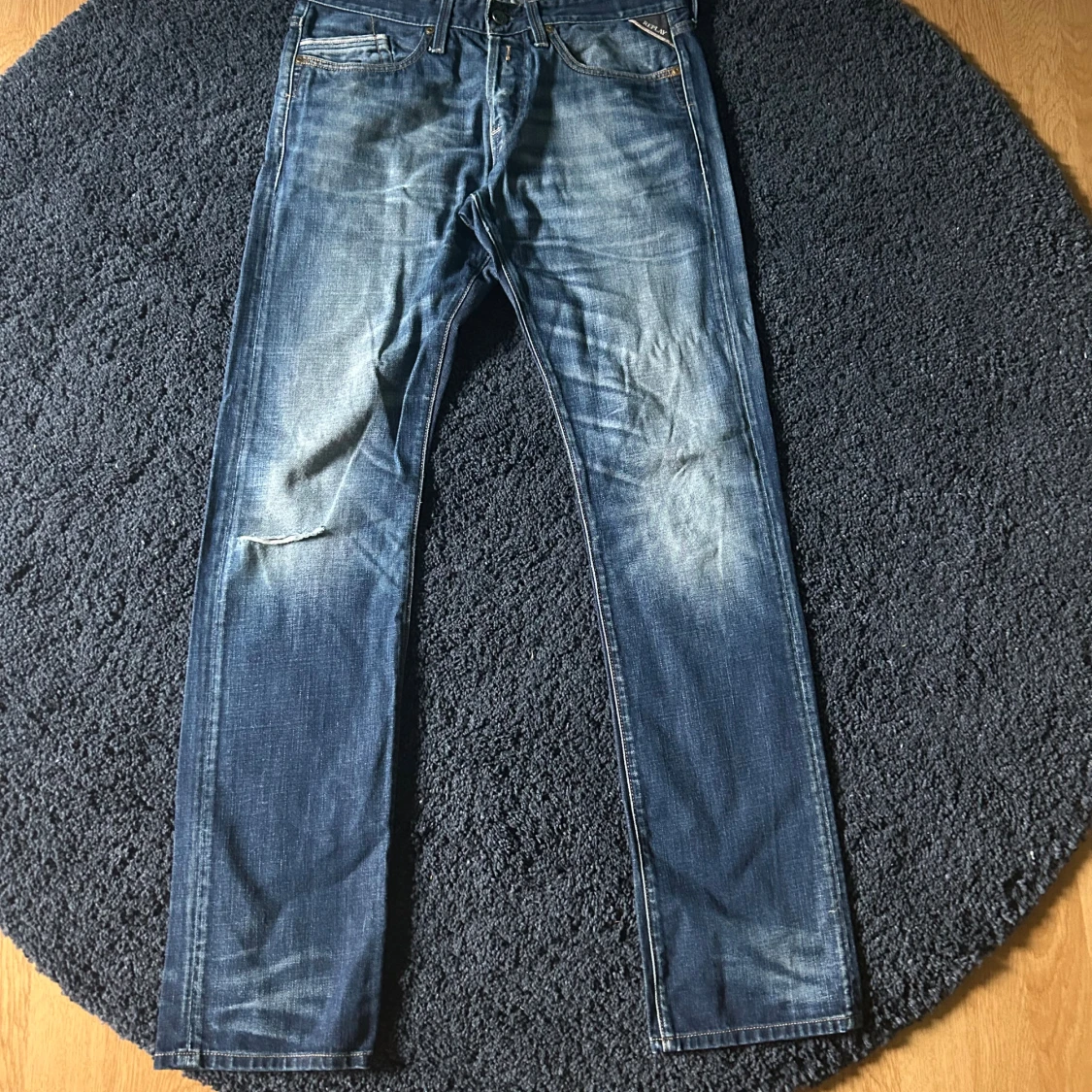 Blå Replay jeans straight fit 32/34 - 2
