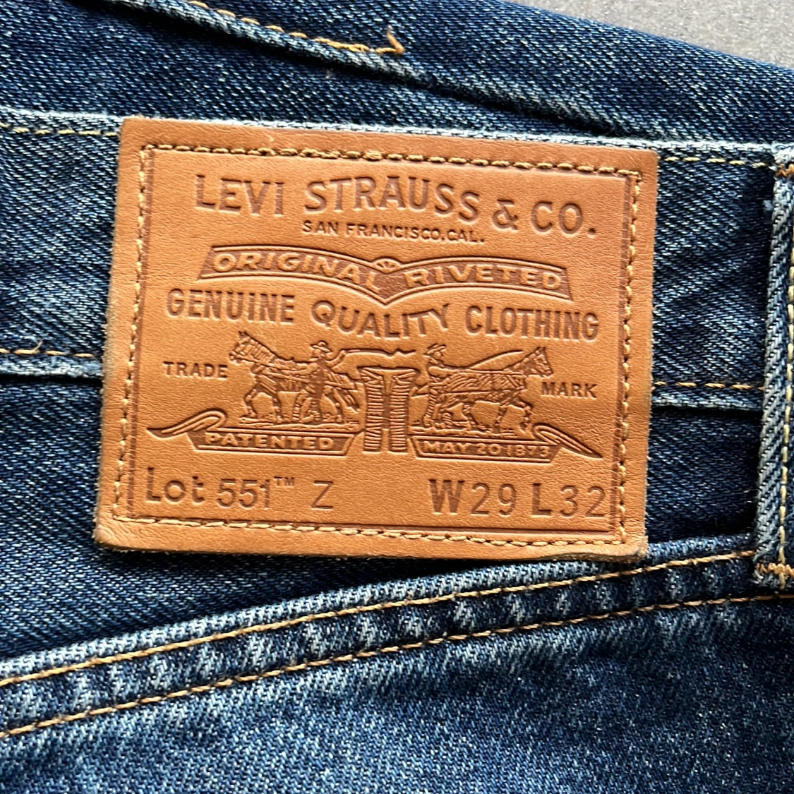Levi's 551 blå jeans W29 L32 - 2