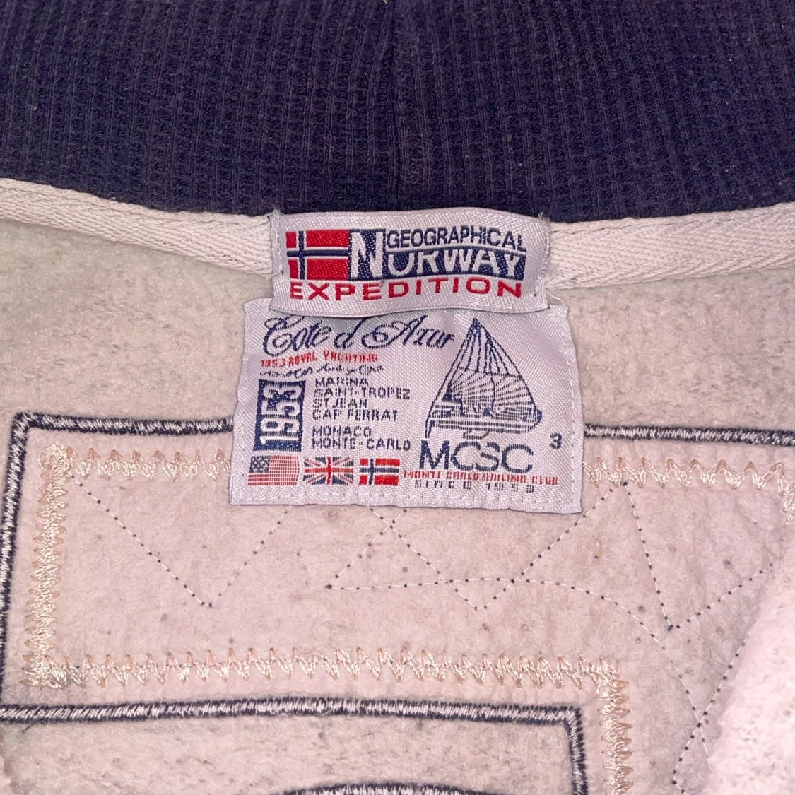 Grå hoodie Geographical Norway - 3