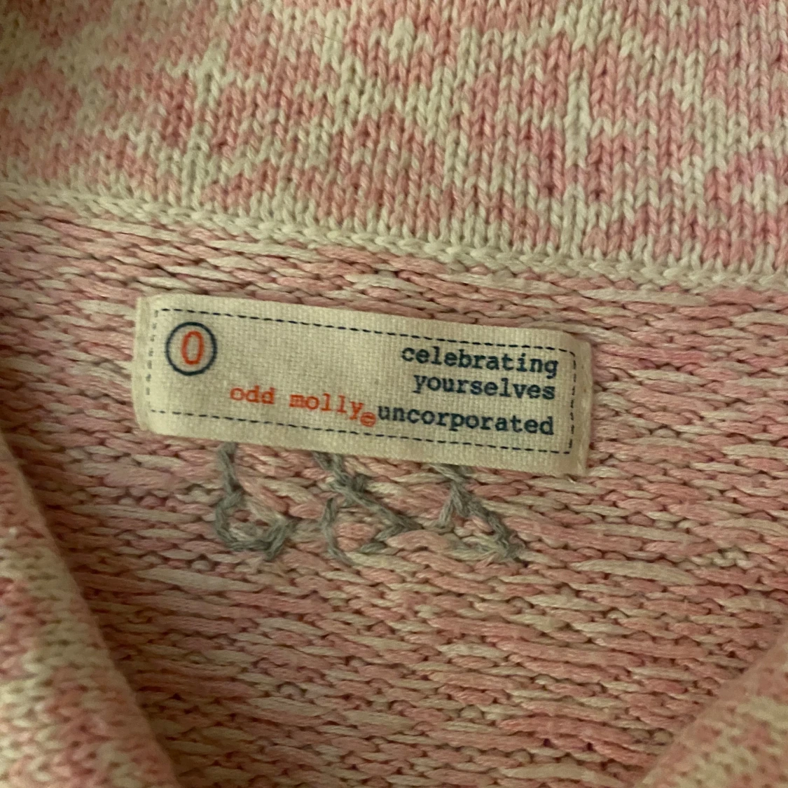 Rosa stickad cardigan jacka Odd Molly - 2