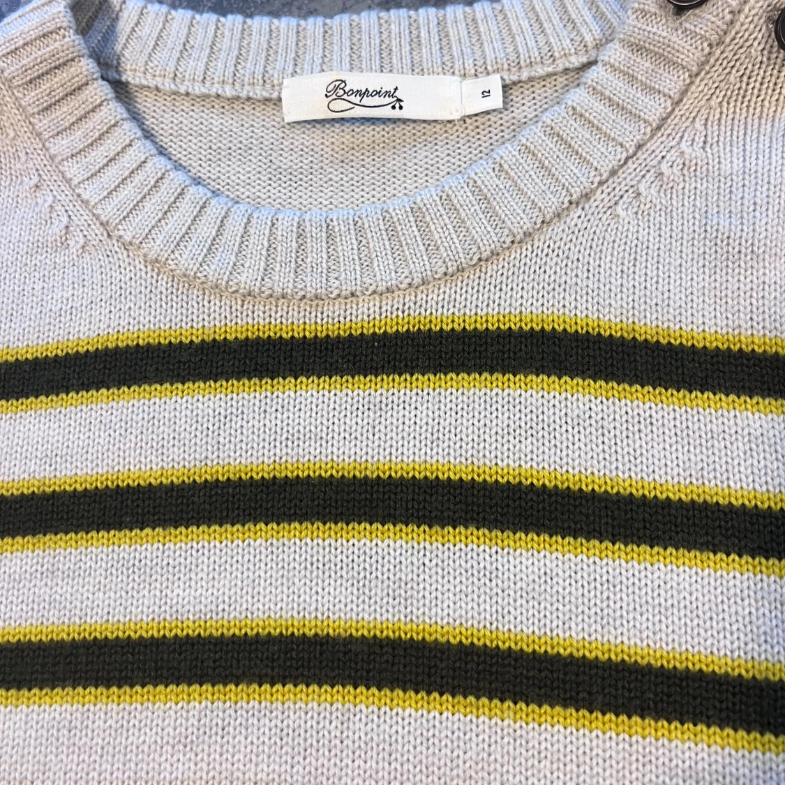 Randig stickad tröja från Bonpoint - 1