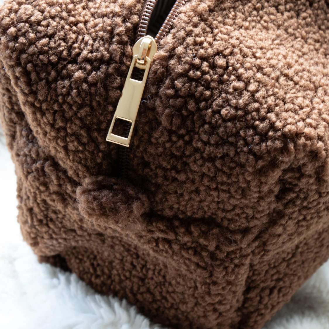 Brun teddy necessär  - 1