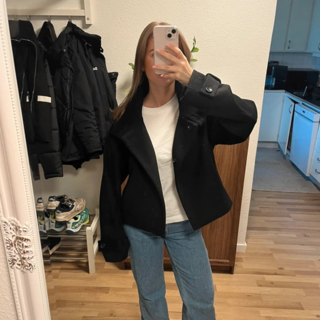 Svart kort kappa från NA-KD - 1