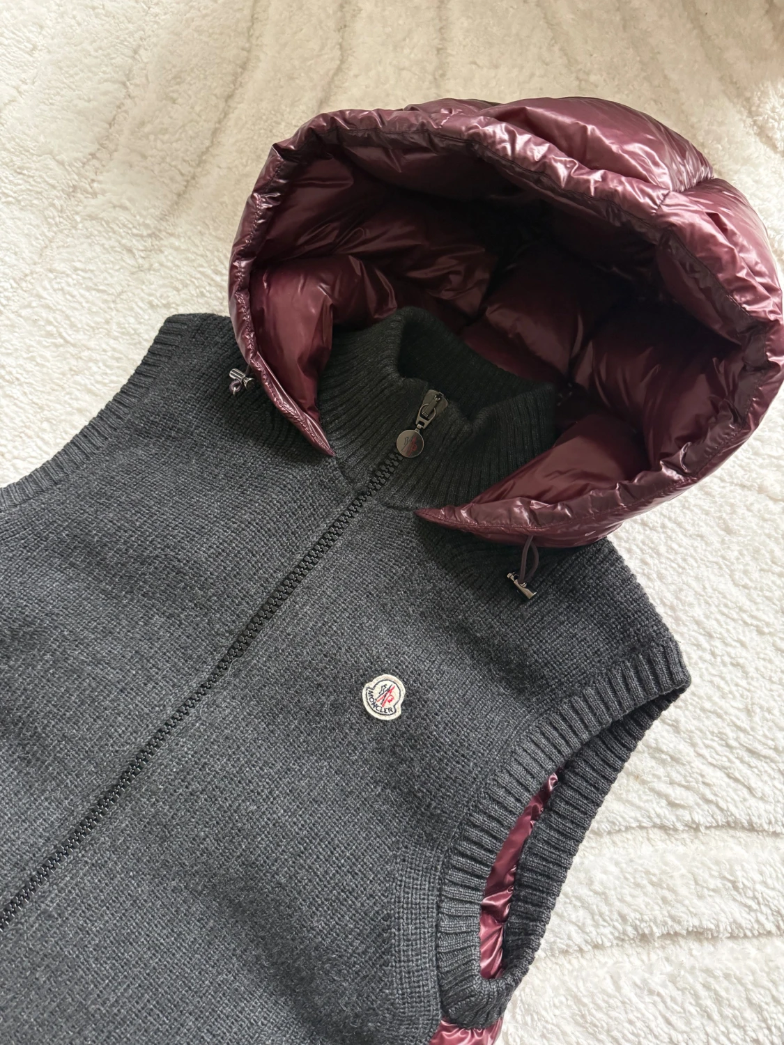 Moncler Backpadded West Vinröd - 1