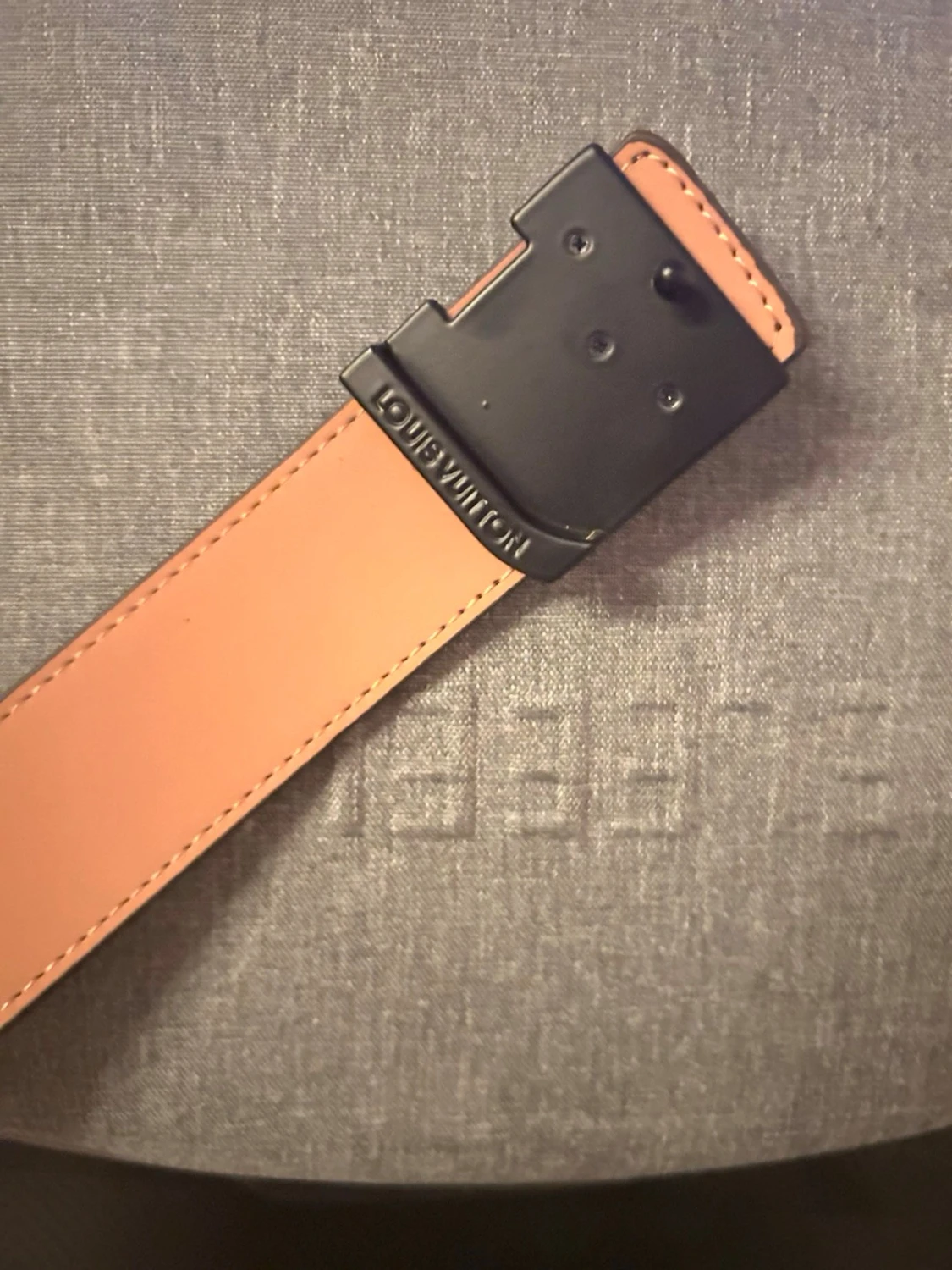 L bälte kaffe brun  - 2