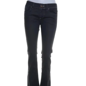 Lågmidjade jeans - Mörkblå lågmidjade jeans