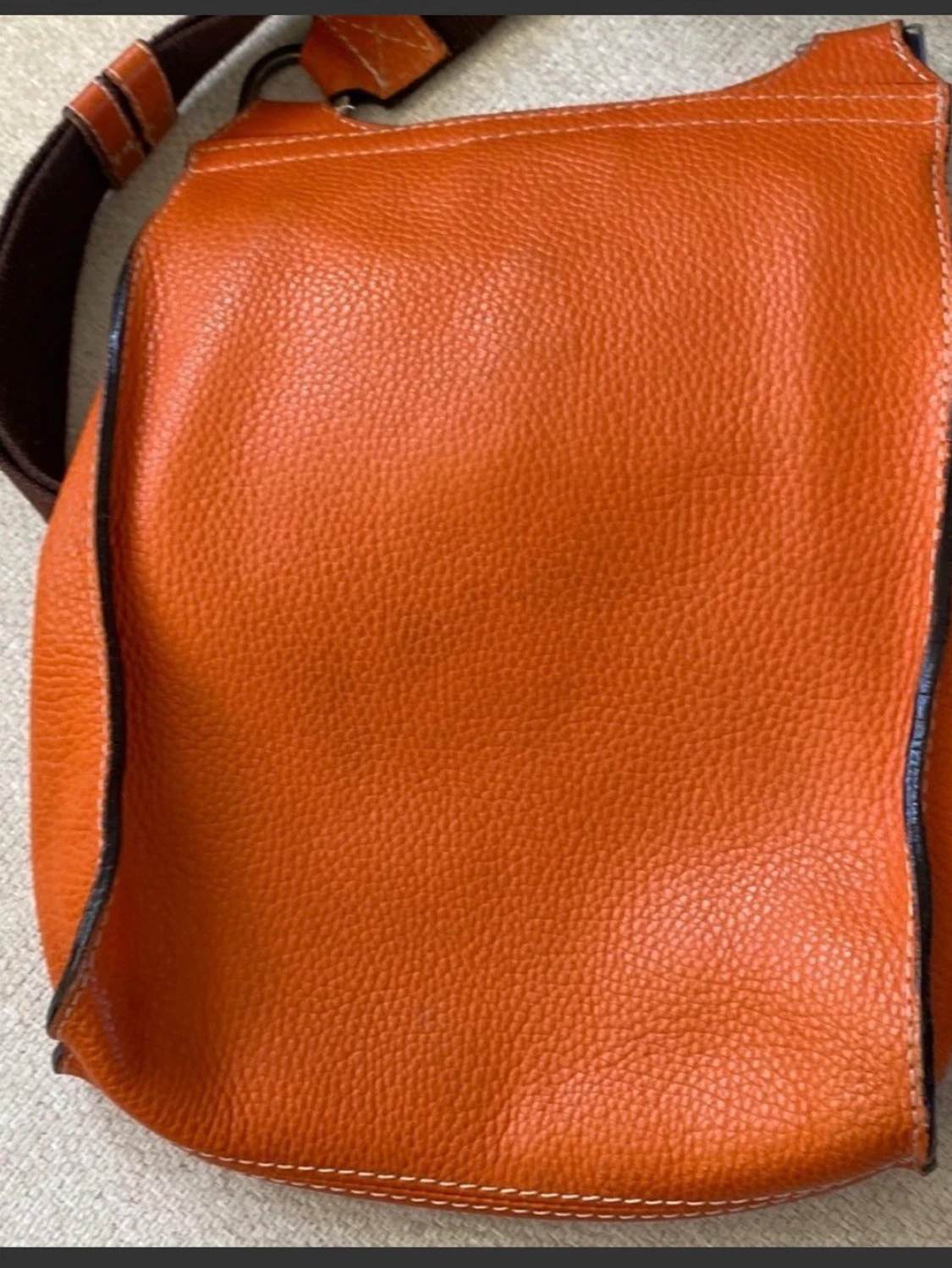 Orange axelväska från Mulberry i skinn - 6