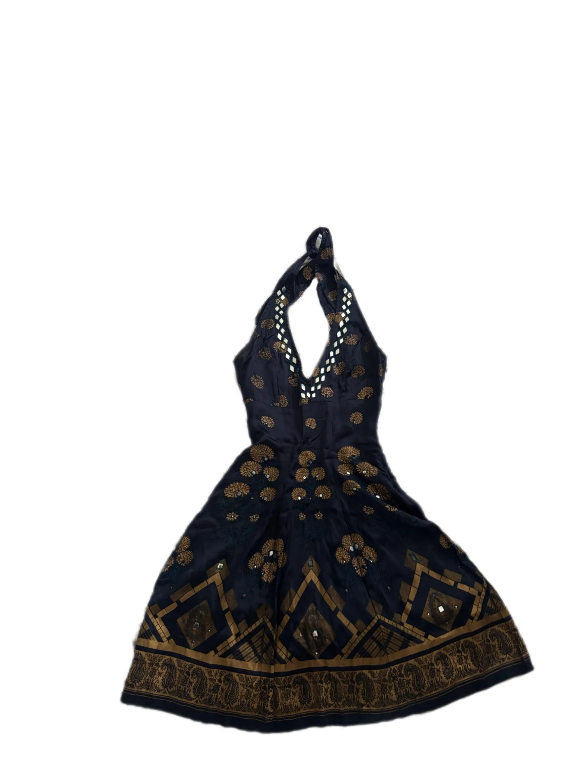 Halterneck klänning 100% siden silke Coast  - 4