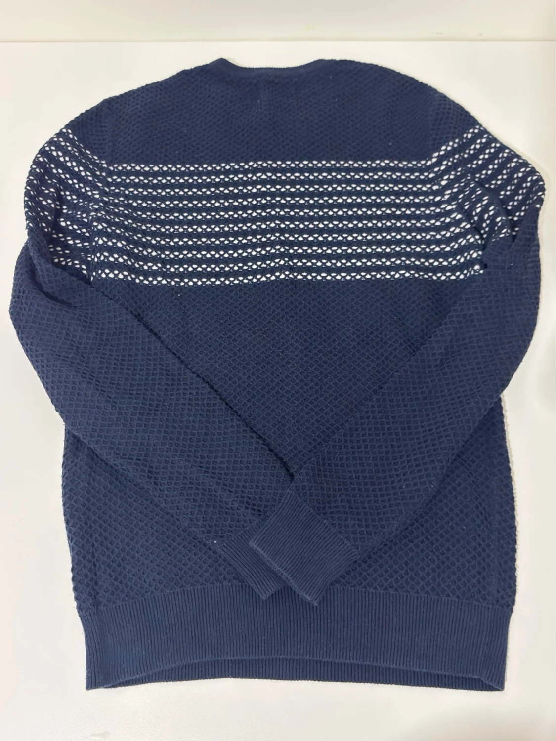 Blå randig stickad tröja Pier One - 1