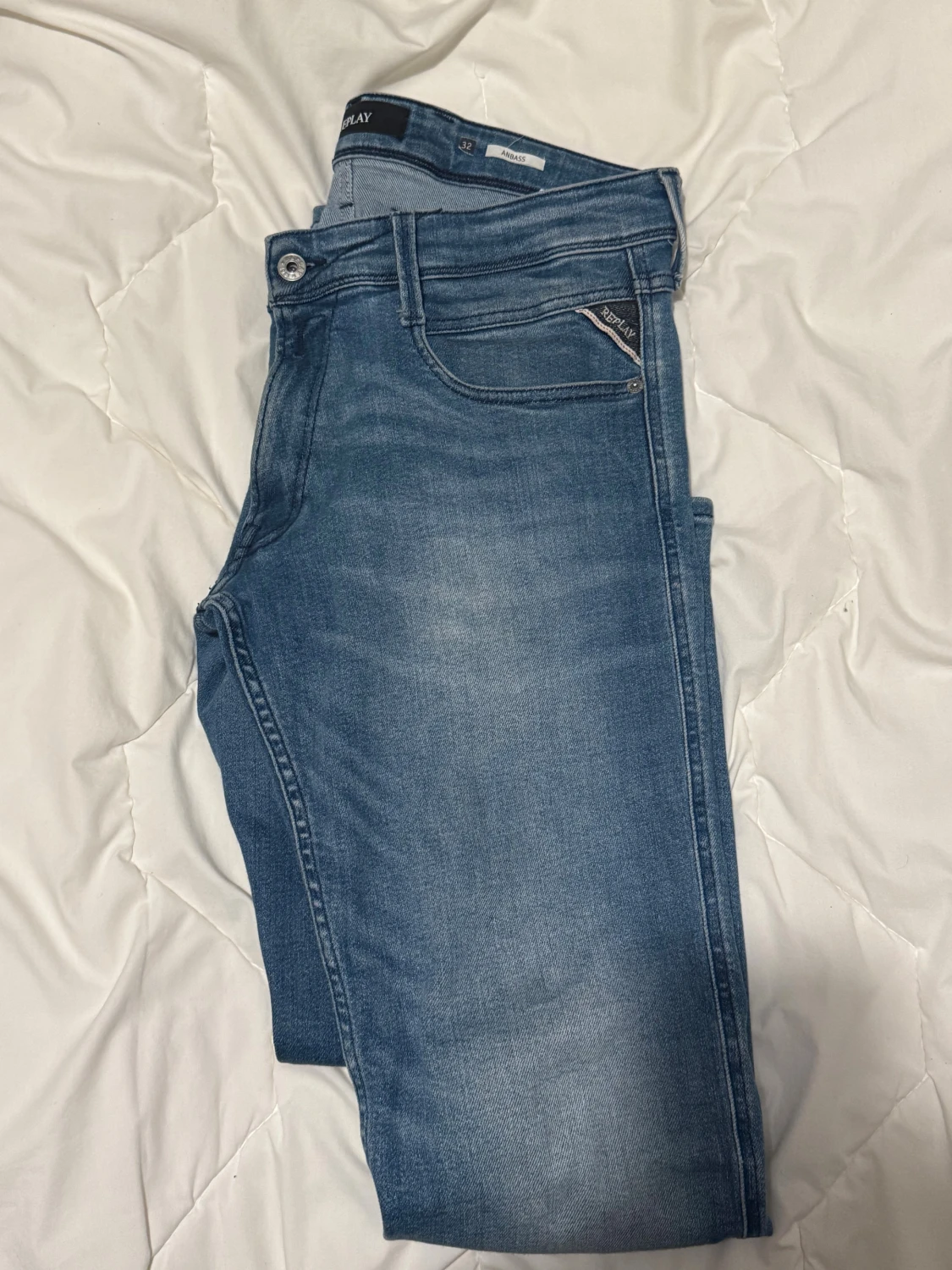 Replay Anbass ljusblå jeans - 1