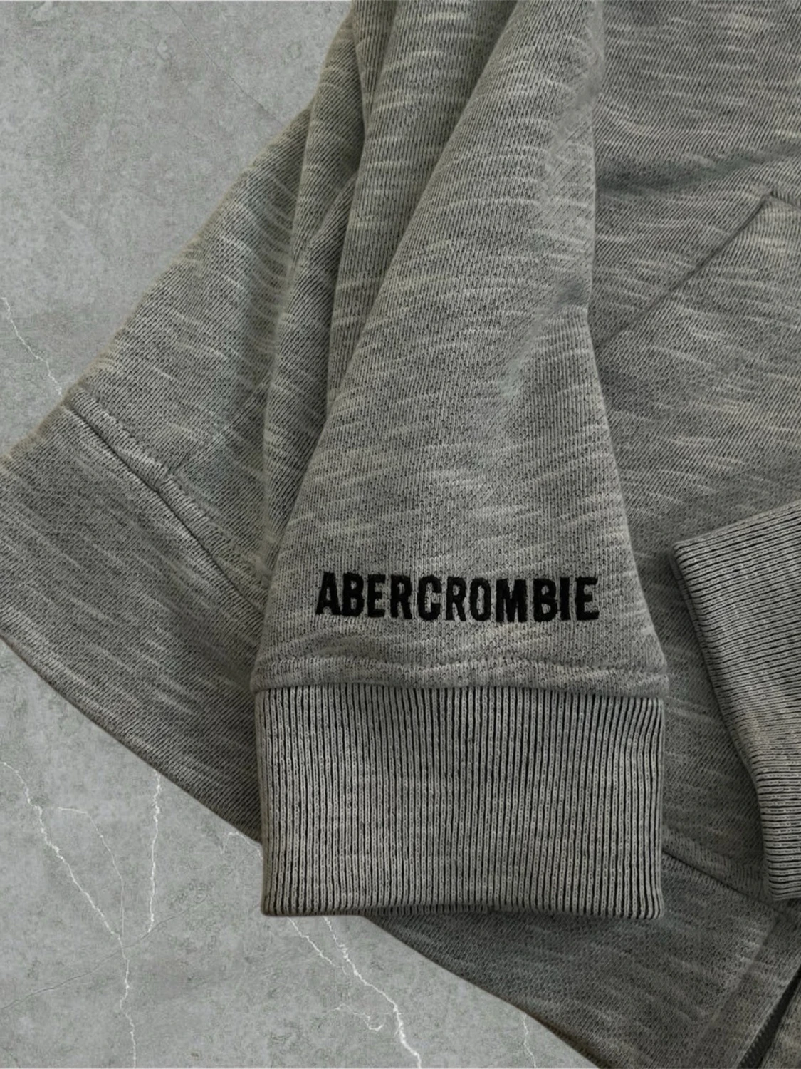 Abercrombie & Fitch zip-hoodie – grå - 3