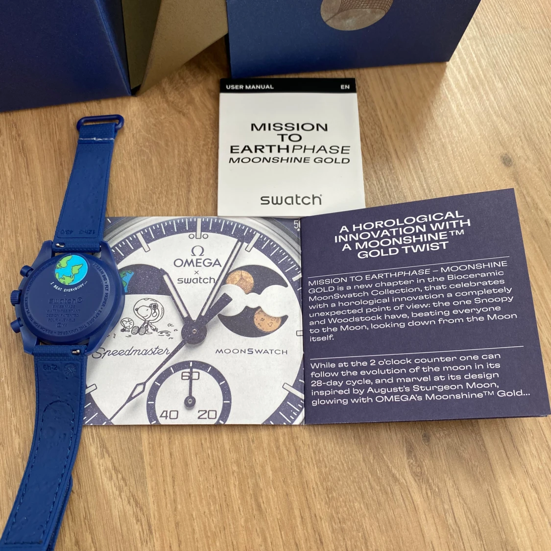 Omega x Swatch MoonSwatch Earthphase Moonshine Golf - 4