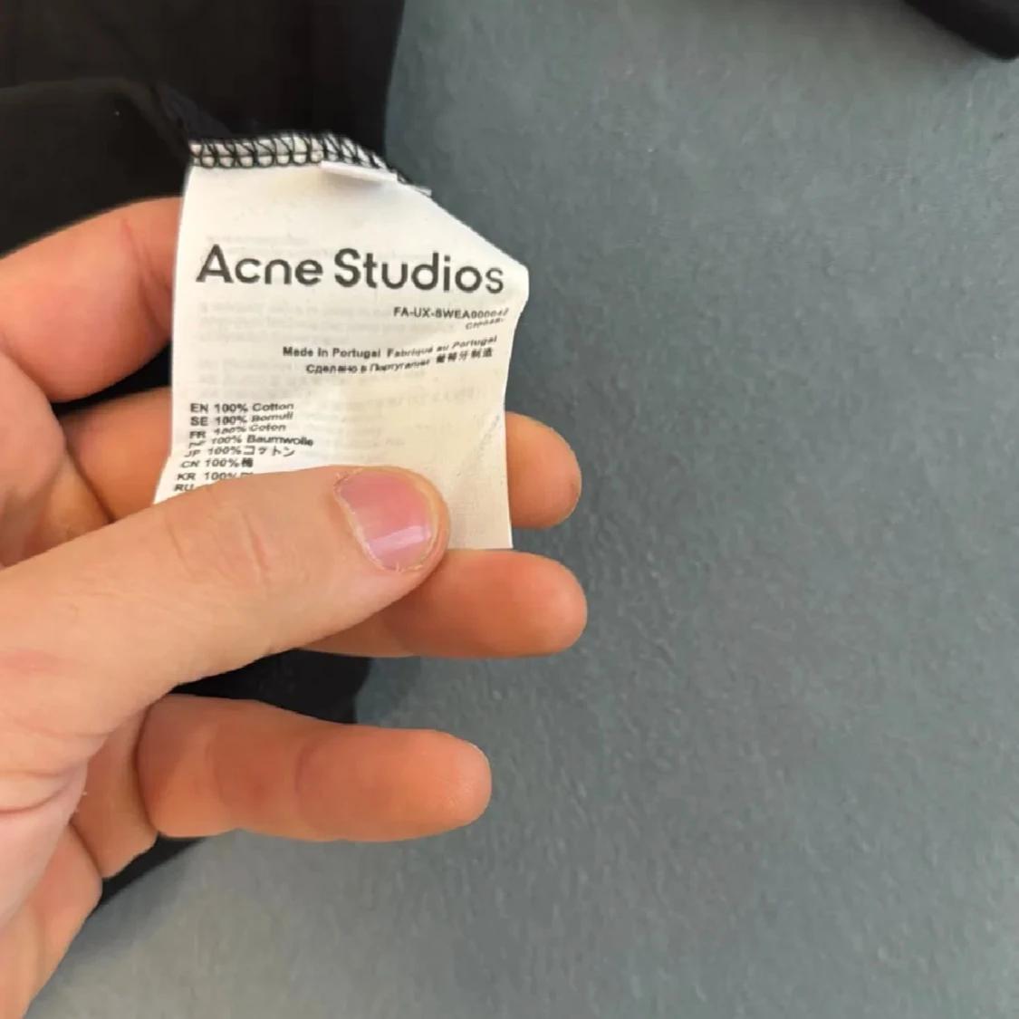 Svart Acne Studios t-shirt Stockholm - 2