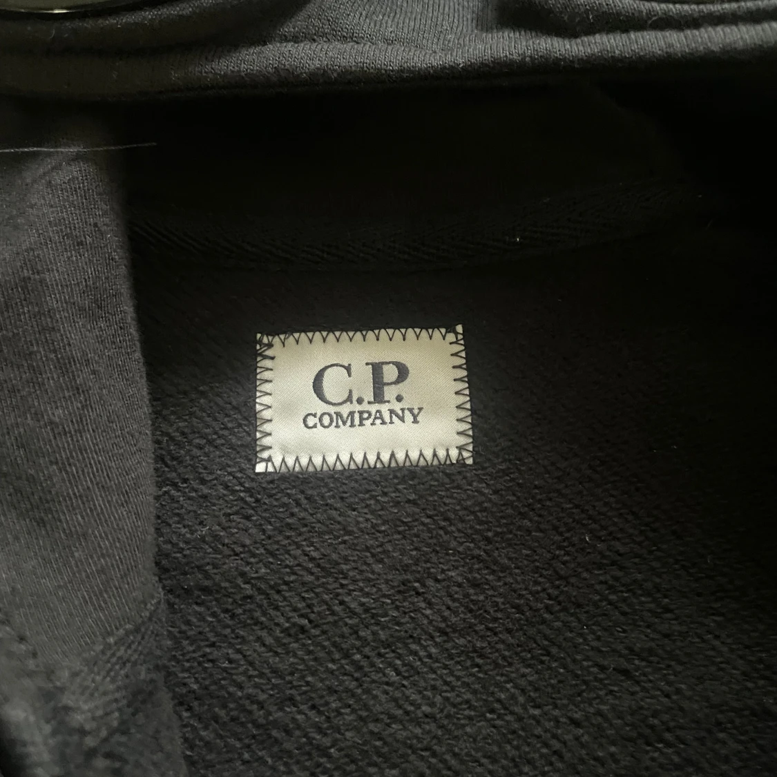 Svart zip hoodie C.P. Company - 1