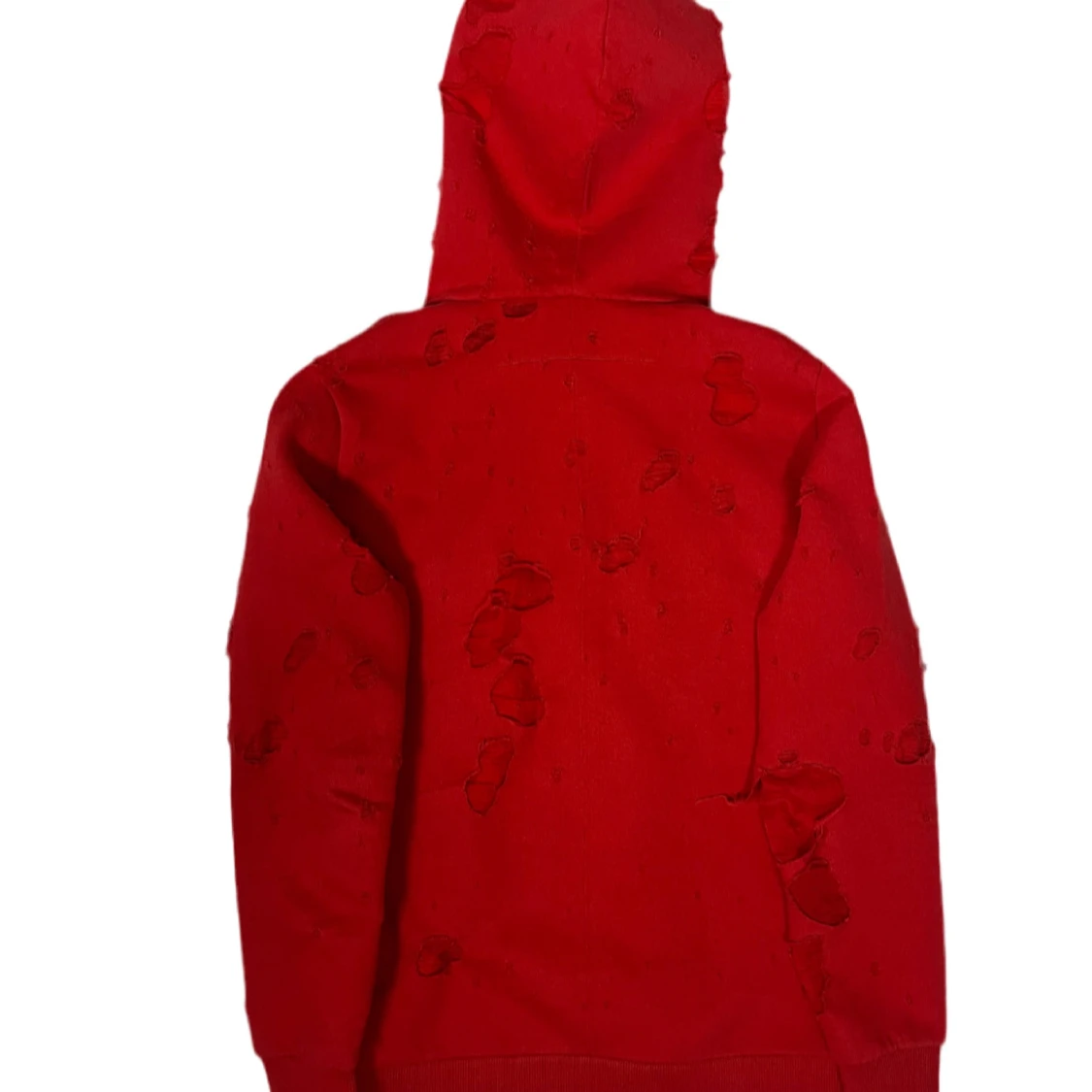 GIVENCHY DISTRESSED HOODIE - 1
