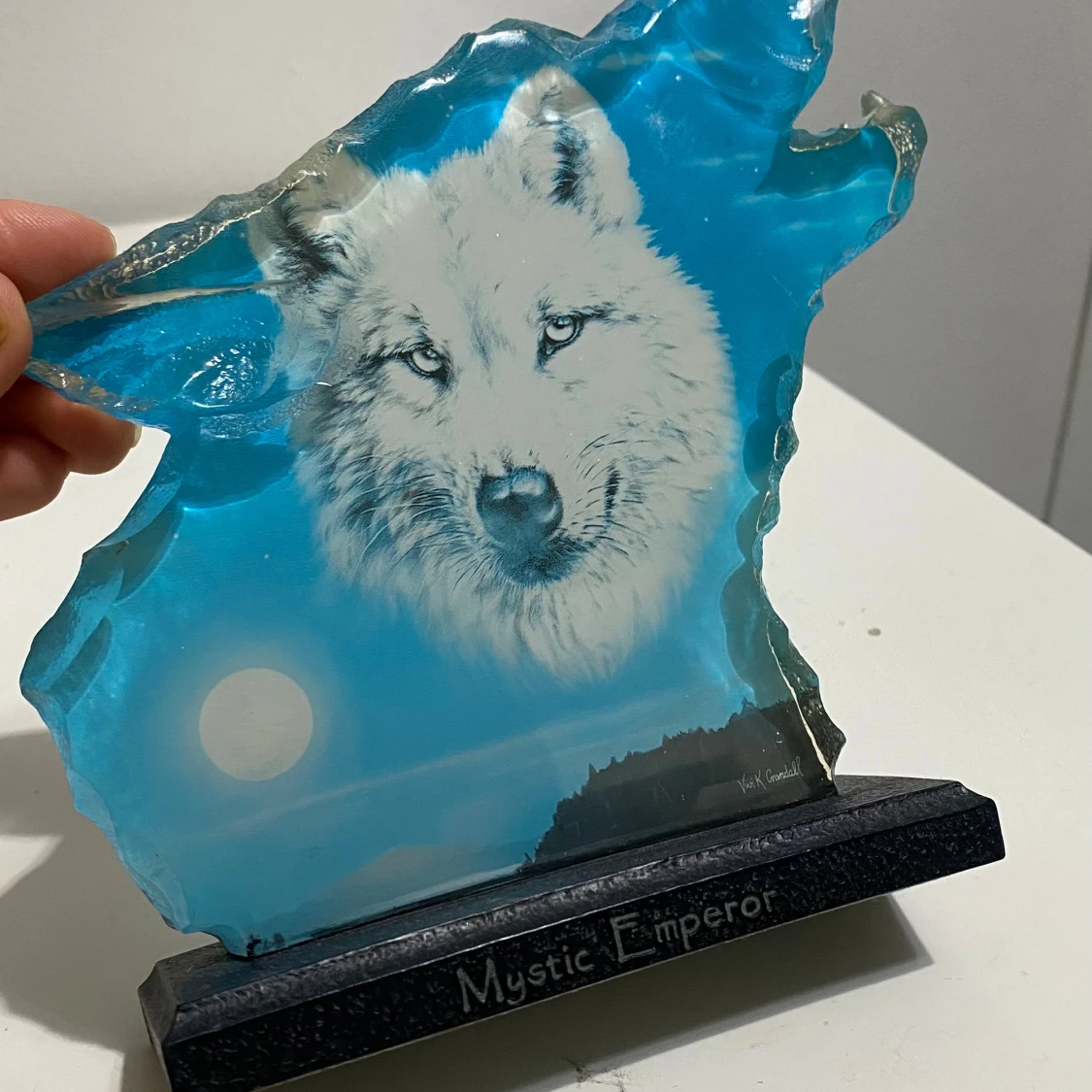 Glasprydnad/skulptur - 2