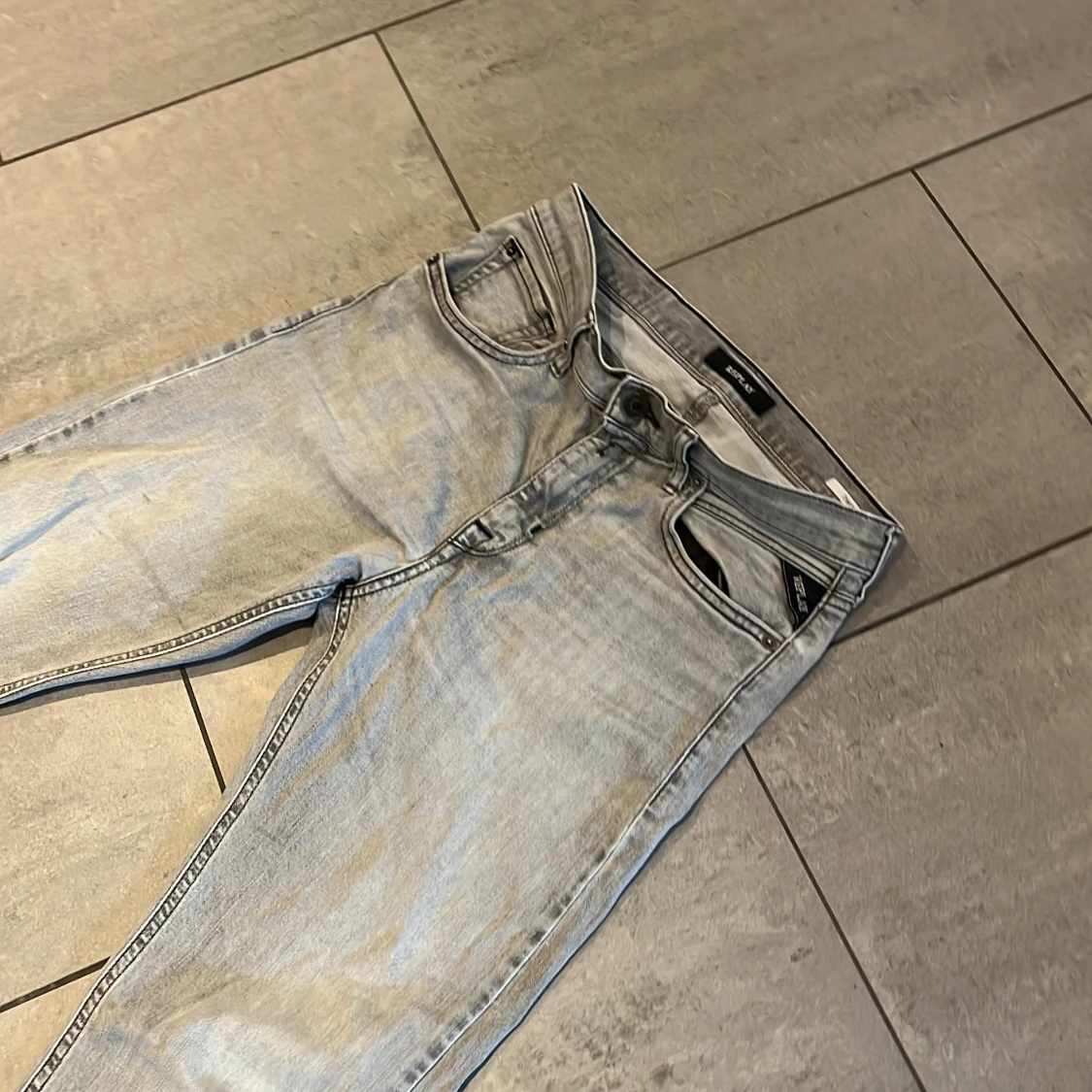 Replay ljusgrå jeans Thad - 2